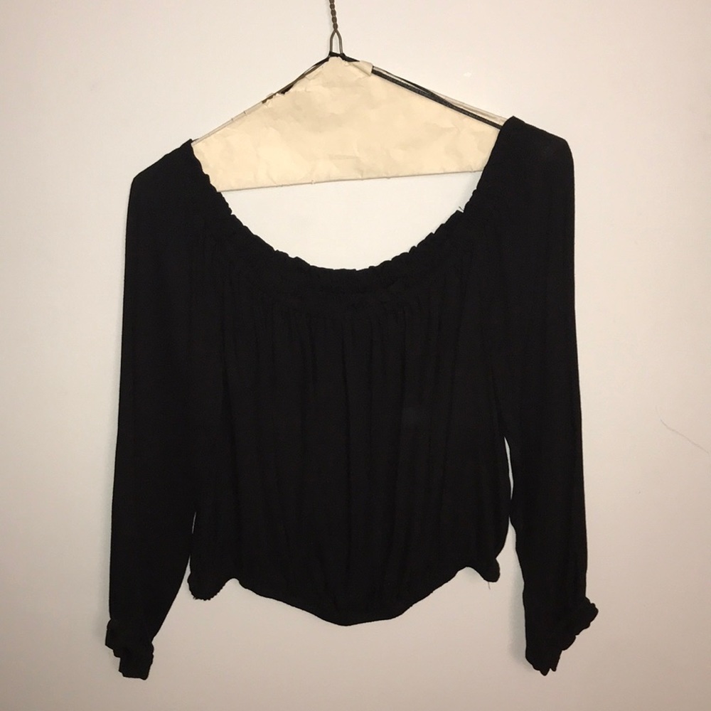 H&M black off the shoulder top